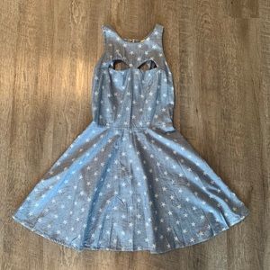 July 4th Americana Skater Dress w/ Neckline Cut Outs